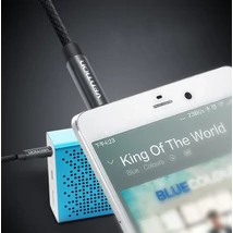 Vention 3.5mm jack/M -> 3.5mm jack/M,  (audio,fekete), 1m, kábel