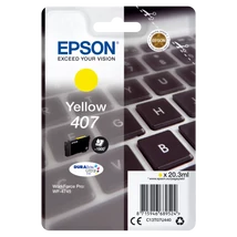 Epson T07U4 Tintapatron Yellow 20,3ml No.407