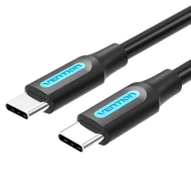 Vention USB-C 2.0/M, 1,5m, (fekete,PVC), kábel