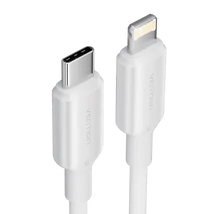 Vention USB-C 2.0 -> Lightning, (3A, fehér) 2m, kábel