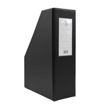 Iratpapucs 9cm, PVC lapraszerelt Bluering®, fekete