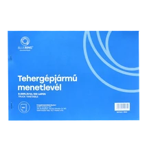 Tehergépjármű menetlevél A4, 100 lapos D.GEPJ.21/UJ Bluering®