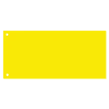 Elválasztócsík, karton 190g. 10,5x24cm, 100 db/csomag, Bluering® sárga