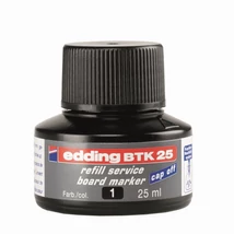 Tinta utántöltő táblamarkerhez 25ml, Edding BTK25 fekete