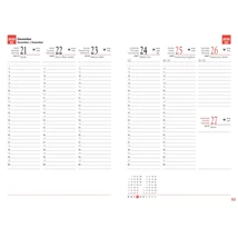 Tanári határidőnapló A5, műbőr 150mmx210mm, fehér lapokkal mozaik 2026/2027 Realsystem