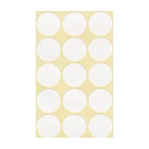 Etikett címke, 25mm, körcímke 60 db/csomag