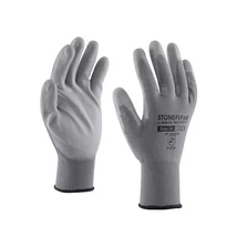 Szerelőkesztyű poliészter PU tenyérmártással XL-es méret Guarder szürke