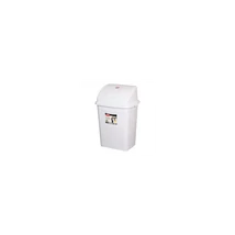 Szemeteskuka billenő fedéllel műanyag 4 literes fehér UP113