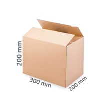 Karton doboz 300 x 200 x 200 mm 3 rétegű