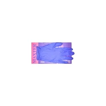 Gumikesztyű nitril púdermentes S 200 db/doboz Maxter kék