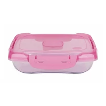 Ételtároló doboz 0,7 literes csatos és szelepes mikrós-fagyasztós_lányos színek