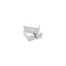 Kéztörlő 2 rétegű laminált Z hajtogatású 100 % cellulóz 200 lap/csomag 20 csomag /karton Greeny fehér