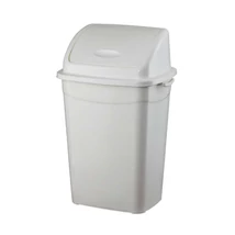 Szemeteskuka billenő fedéllel műanyag 26 literes szürke UP120