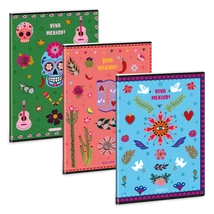 Füzet iskolai A4, 40lap, vonalas Ars Una VIVA MEXICO 10db/csomag