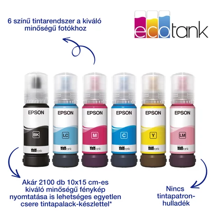 Epson EcoTank L8050 A4 színes tintasugaras fotónyomtató