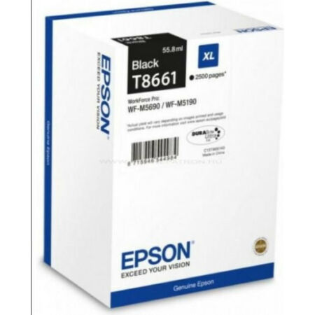 Epson T8661 Patron Black 2,5K (Eredeti)