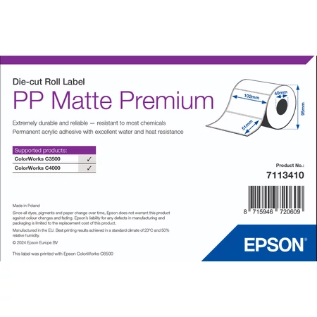 Epson 102mm*51mm, 335 inkjet  címke