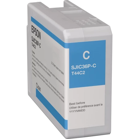 Epson SJIC36P(C) C6500/C6000 Tintapatron Cyan 80ml