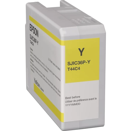 Epson SJIC36P(Y) C6500/C6000 Tintapatron Yellow 80ml
