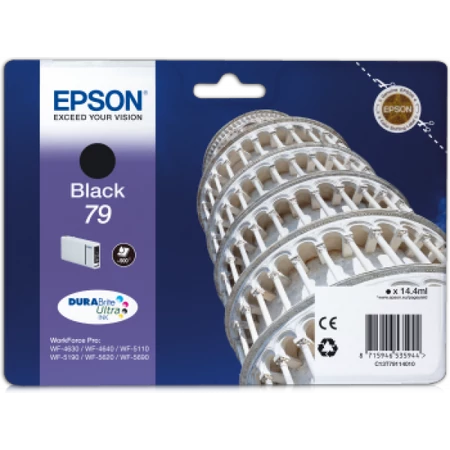 Epson T7911 Tintapatron Black 14,4ml No.79