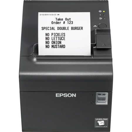 Epson TM-L90LF (682) mono hőpapíros védőfólia nélküli címke nyomtató