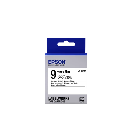 Epson LK-3WBN címkeszalag Black/White 9mm (9m)
