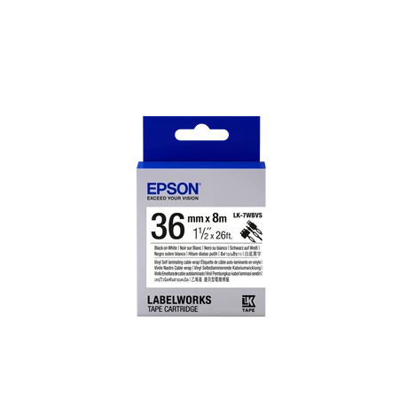 Epson LK-7WBVS címkeszalag Black/White 36mm (8m)