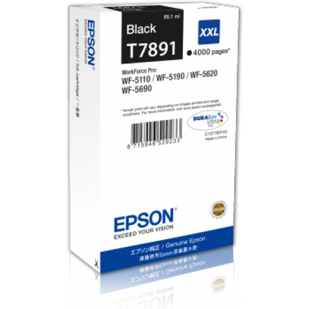 Epson T7891 Tintapatron Black 4.000 oldal kapacitás